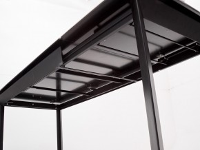 Стол CREMONA 140 HIGH GLOSS STATUARIO Белый мрамор глянцевый, керамика/ черный каркас, ®DISAUR в Тарко-Сале - tarko-sale.mebel24.online | фото 6