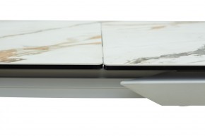 Стол CREMONA 160 KL-188 Контрастный мрамор / белый каркас, ®DISAUR в Тарко-Сале - tarko-sale.mebel24.online | фото 5