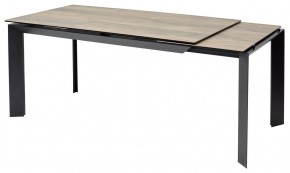 Стол CREMONA 180 KL-61 Под дерево, итальянская керамика / черный каркас, ®DISAUR в Тарко-Сале - tarko-sale.mebel24.online | фото 7