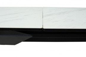 Стол CREMONA 180 KL-99 Белый мрамор матовый, итальянская керамика / черный каркас, ®DISAUR в Тарко-Сале - tarko-sale.mebel24.online | фото 12
