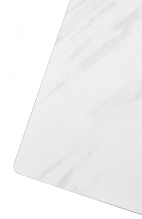 Стол FONDI 180 MARBLES KL-99 Белый мрамор матовый, итальянская керамика/ черный каркас, ®DISAUR в Тарко-Сале - tarko-sale.mebel24.online | фото 6