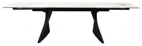 Стол IVAR 180 MARBLES KL-188 Контрастный мрамор, итальянская керамика, ®DISAUR в Тарко-Сале - tarko-sale.mebel24.online | фото 2