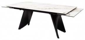 Стол IVAR 180 MARBLES KL-188 Контрастный мрамор, итальянская керамика, ®DISAUR в Тарко-Сале - tarko-sale.mebel24.online | фото 7
