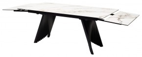 Стол IVAR 180 MARBLES KL-188 Контрастный мрамор, итальянская керамика, ®DISAUR в Тарко-Сале - tarko-sale.mebel24.online | фото 9