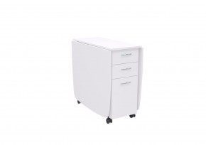 Стол книжка с ящиками (1-6702бел) Белый в Тарко-Сале - tarko-sale.mebel24.online | фото 4