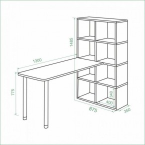 Стол компьютерный Bartolo в Тарко-Сале - tarko-sale.mebel24.online | фото 3