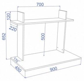 Стол компьютерный Cross СтТ1 в Тарко-Сале - tarko-sale.mebel24.online | фото 2