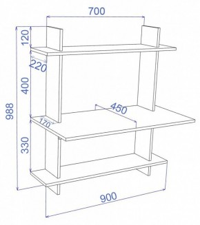 Стол компьютерный Cross СтТ3 в Тарко-Сале - tarko-sale.mebel24.online | фото 2