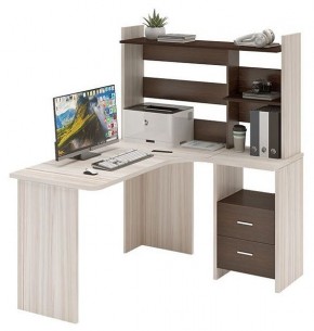 Стол компьютерный Домино Lite СКЛ-Угл130+НКЛ-120 в Тарко-Сале - tarko-sale.mebel24.online | фото 2