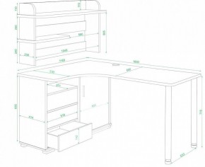 Стол компьютерный Домино нельсон СР-145М в Тарко-Сале - tarko-sale.mebel24.online | фото 2