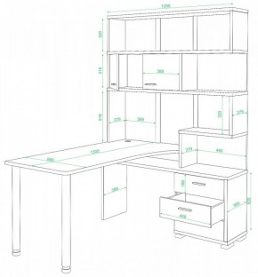 Стол компьютерный Домино нельсон СР-420/130 в Тарко-Сале - tarko-sale.mebel24.online | фото 2