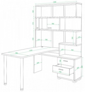Стол компьютерный Домино нельсон СР-420/170 в Тарко-Сале - tarko-sale.mebel24.online | фото 2