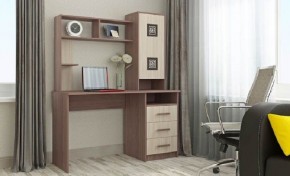 ФАВОРИТ Стол компьютерный (ясень шимо комб.) в Тарко-Сале - tarko-sale.mebel24.online | фото