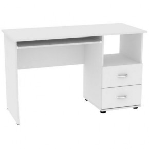 Стол компьютерный "Алиса (T26)" ручка скоба (Белый) в Тарко-Сале - tarko-sale.mebel24.online | фото