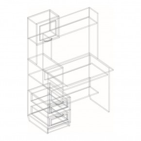 Стол компьютерный "ДА-12" Александрия в Тарко-Сале - tarko-sale.mebel24.online | фото 3