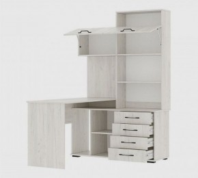 Стол компьютерный "ПКС-11" ЛЕВЫЙ (дуб крафт белый) в Тарко-Сале - tarko-sale.mebel24.online | фото 2