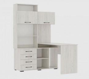 Стол компьютерный "ПКС-11" ПРАВЫЙ (дуб крафт белый) в Тарко-Сале - tarko-sale.mebel24.online | фото
