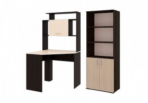 Стол компьютерный угловой УНИ ПКС-8 + Стеллаж ПКС-8 в Тарко-Сале - tarko-sale.mebel24.online | фото 2