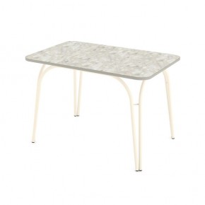 Стол кухонный Аркада пластик калакатта В1 бежевый в Тарко-Сале - tarko-sale.mebel24.online | фото 2