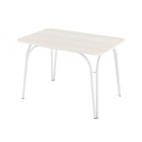 Стол кухонный Аркада пластик риголетто светлый В1 белый в Тарко-Сале - tarko-sale.mebel24.online | фото 2