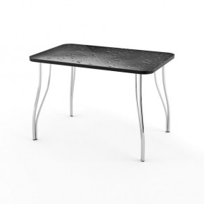 Стол кухонный Волна фотопечать плита P-416 В1 бежевый в Тарко-Сале - tarko-sale.mebel24.online | фото