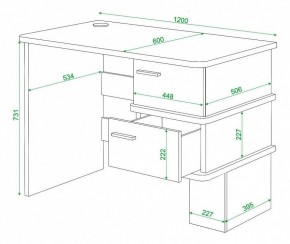 Стол письменный Домино СД-15С в Тарко-Сале - tarko-sale.mebel24.online | фото 3