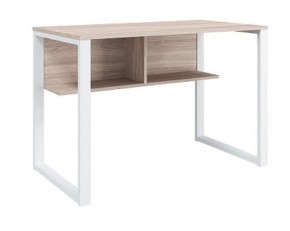 Стол письменный Клио (Ясень шимо светлый/белый) в Тарко-Сале - tarko-sale.mebel24.online | фото