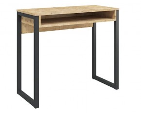 Стол письменный Леонардо (Дуб Бунратти/Черный) в Тарко-Сале - tarko-sale.mebel24.online | фото