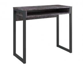 Стол письменный Леонардо (Камень темный/Черный) в Тарко-Сале - tarko-sale.mebel24.online | фото