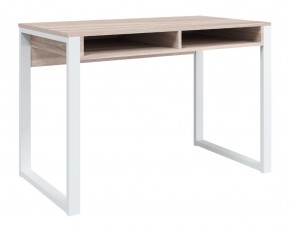 Стол письменный Лунар (Ясень шимо светлый/Белый) в Тарко-Сале - tarko-sale.mebel24.online | фото