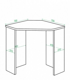 Стол письменный Нельсон Lite СКЛ-Угл70 в Тарко-Сале - tarko-sale.mebel24.online | фото 2