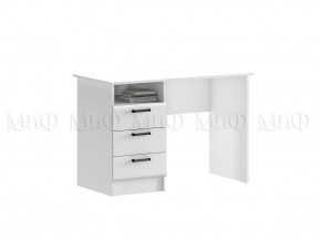 ВЕГА NEW Стол письменный (Белый глянец/белый) в Тарко-Сале - tarko-sale.mebel24.online | фото