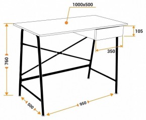 Стол письменный WD-12 в Тарко-Сале - tarko-sale.mebel24.online | фото 10
