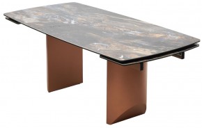 Стол ПУАНТО 200 TITANIUM LAWA NERO, керамика / МЕДЬ каркас М-City в Тарко-Сале - tarko-sale.mebel24.online | фото 8