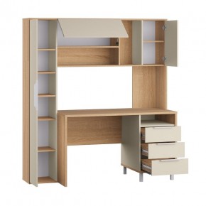 Стол рабочий 12.95 N Комфорт (Дуб сонома, Сатин 7045 PE) в Тарко-Сале - tarko-sale.mebel24.online | фото 2
