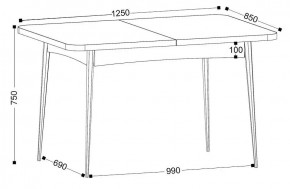 Стол раскладной Ялта-2 (опоры массив цилиндрический) в Тарко-Сале - tarko-sale.mebel24.online | фото 7