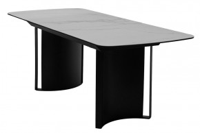 Стол RASMUS 160 TL-45 Белый мрамор, испанская керамика / черный каркас, ®DISAUR в Тарко-Сале - tarko-sale.mebel24.online | фото 4