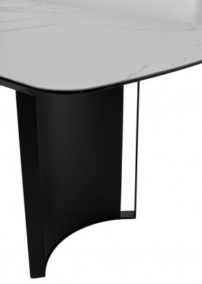 Стол RASMUS 160 TL-45 Белый мрамор, испанская керамика / черный каркас, ®DISAUR в Тарко-Сале - tarko-sale.mebel24.online | фото 7