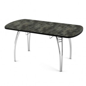 Стол раздвижной Паук пластик Кантри Риголетто темный в Тарко-Сале - tarko-sale.mebel24.online | фото 1