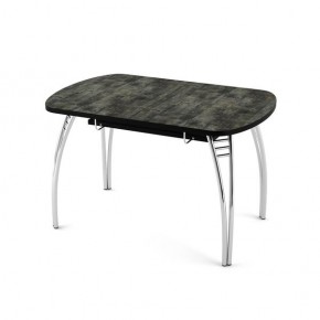 Стол раздвижной Паук пластик Кантри Риголетто темный в Тарко-Сале - tarko-sale.mebel24.online | фото 3