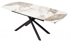 Стол RIVOLI 140 GLOSS LUXURY PANDORA SOLID CERAMIC / BLACK, ®DISAUR в Тарко-Сале - tarko-sale.mebel24.online | фото 2