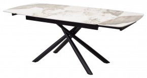 Стол RIVOLI 140 GLOSS LUXURY PANDORA SOLID CERAMIC / BLACK, ®DISAUR в Тарко-Сале - tarko-sale.mebel24.online | фото 7