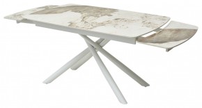 Стол RIVOLI 140 GLOSS LUXURY PANDORA SOLID CERAMIC / WHITE, ®DISAUR в Тарко-Сале - tarko-sale.mebel24.online | фото 8