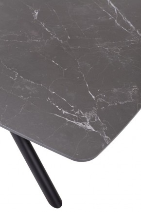 Стол RIVOLI 140 MATT BLACK MARBLE SOLID CERAMIC / BLACK, ®DISAUR в Тарко-Сале - tarko-sale.mebel24.online | фото 10