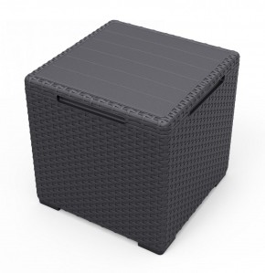 Стол с функцией хранения Виго (Vigo storage box) графит в Тарко-Сале - tarko-sale.mebel24.online | фото 2