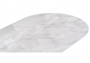Стол стеклянный Галвестон 100х76 белый мрамор / белый в Тарко-Сале - tarko-sale.mebel24.online | фото 6