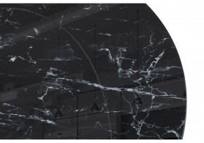 Стол стеклянный Норфолк 100х78 черный мрамор / черный в Тарко-Сале - tarko-sale.mebel24.online | фото 6