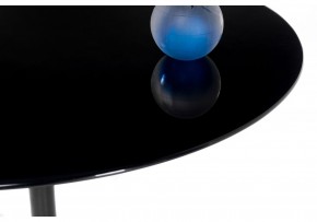 Стол стеклянный Tulip 90x74 black glass в Тарко-Сале - tarko-sale.mebel24.online | фото 2