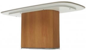 Стол TAMPA 180 цвет БЕЛЫЙ МРАМОР M326, керамика / Каркас OAK, ®DISAUR в Тарко-Сале - tarko-sale.mebel24.online | фото 8