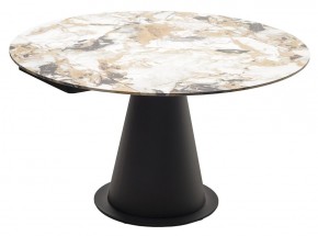 Стол TERAMO 135 GLOSS GRAND JADE SOLID CERAMIC, керамика, поворотн.механизм / Черный каркас, ®DISAUR в Тарко-Сале - tarko-sale.mebel24.online | фото 15